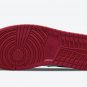 Men's Women's Air Jordan 1 Low Bred Toe 553558 612