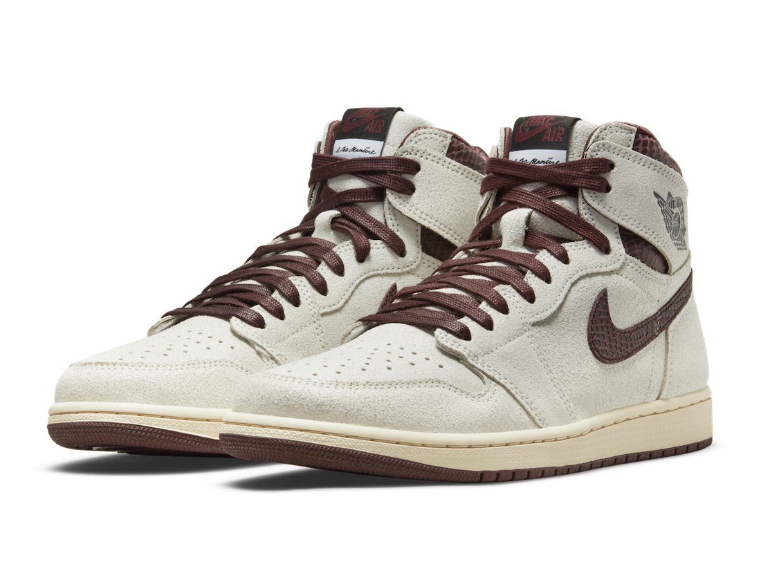 Men's Women's A Ma Maniére x Air Jordan 1 High OG Airness DO7097 100