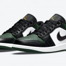Men's Women's Air Jordan 1 Low Green Toe 553558 371