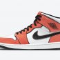 Men's Women's Air Jordan 1 Mid SE Turf Orange DD6834 802