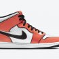 Men's Women's Air Jordan 1 Mid SE Turf Orange DD6834 802