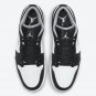 Men's Women's Air Jordan 1 Low Black Medium Grey 553558 040