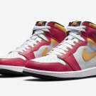 Men's Women's Air Jordan 1 Retro High OG Light Fusion Red 555088 603