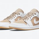 Men's Women's Air Jordan 1 Low Hemp White DN6999 100