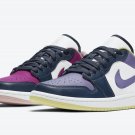 Men's Women's Air Jordan 1 Low SE Mismatched - Purple Magenta DJ4342 400