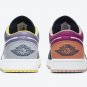 Men's Women's Air Jordan 1 Low SE Mismatched - Purple Magenta DJ4342 400