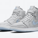 Men's Women's Air Jordan 1 High Zoom Comfort Cool Grey Light Blue CT0979 004