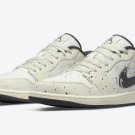 Men's Women's Air Jordan 1 Low Brushstroke Swoosh - Paint Splatter DM3528 100