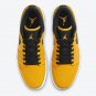 Men's Women's Air Jordan 1 Low University Gold Black 553558 700