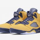 Men's Women's Air Jordan 5 Retro SP Michigan CQ9541 704