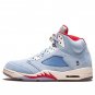 Men's Women's Trophy Room x Air Jordan 5 Retro Ice Blue CI1899 400
