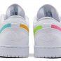 Air Jordan 1 Low White Multi-Color CW7033 100