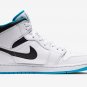Air Jordan 1 Mid Laser Blue 554724 141