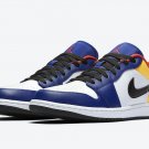 Air Jordan 1 Low White Deep Royal Blue 553558 123