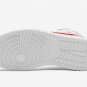 Air Jordan 1 Mid White University Red BQ6472 106