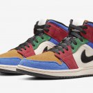 Blue The Great x Air Jordan 1 Mid Fearless CU2805 100