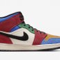 Blue The Great x Air Jordan 1 Mid Fearless CU2805 100