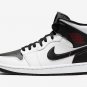 Air Jordan 1 Mid White Black BQ6472 101