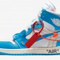 Off-White x Air Jordan 1 Retro High OG UNC AQ0818 148