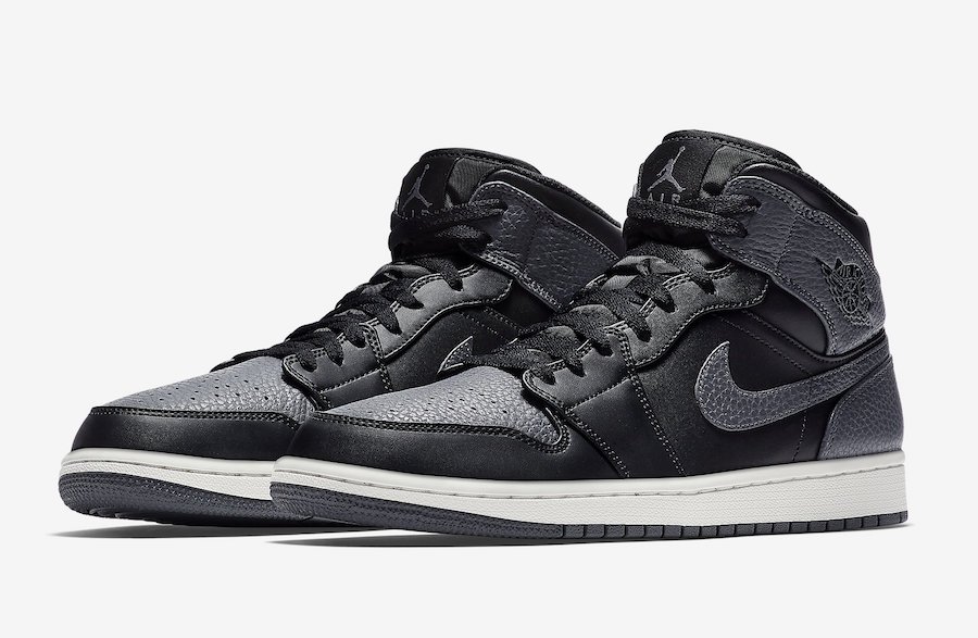 Air Jordan 1 Mid Dark Grey 554724 041