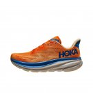 Men Women Hoka One One Clifton 9 Vibrant Orange Impala 1127895-VOIM