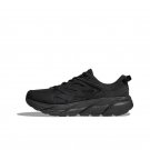 Men Women Hoka One One Clifton L Suede Triple Black 1122571-BBLC