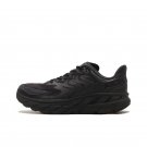 Men Women Hoka One One Clifton LS Black Asphalt 1141550-BASP