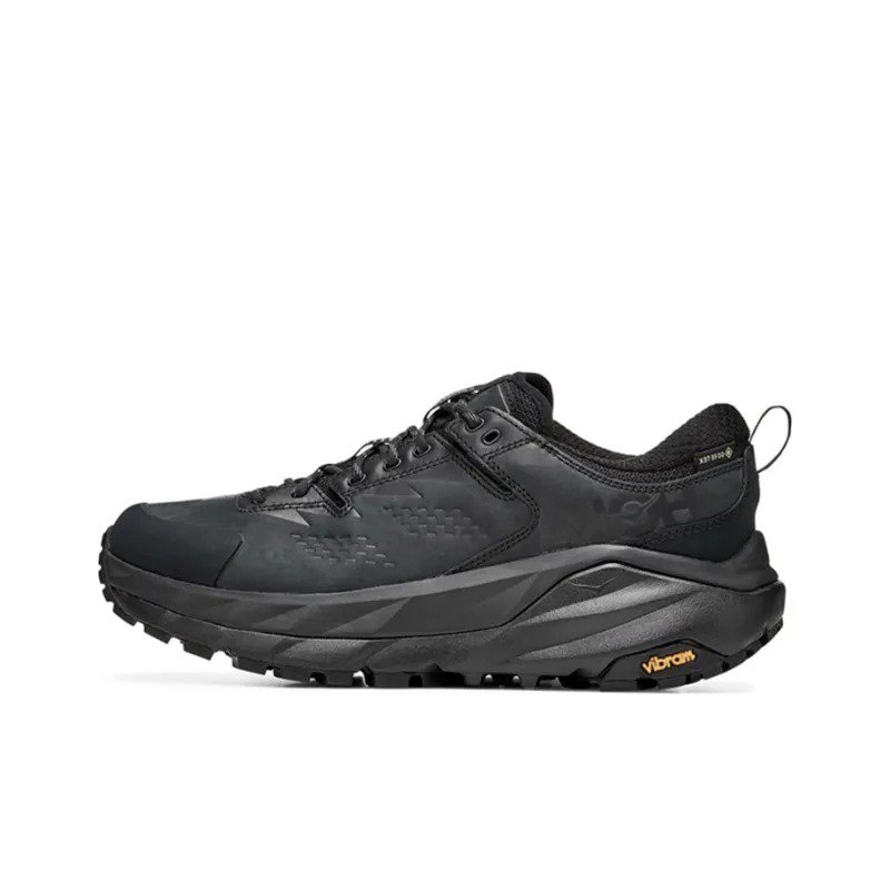 Men Women Hoka One One Kaha Low GTX Black Charcoal Grey 1118586-BCCG