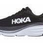 Mens Womens Hoka One One Bondi 8 Black White 1123202-BWHT