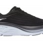 Mens Womens Hoka One One Bondi 8 Black White 1123202-BWHT