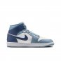 Air Jordan 1 Mid Two-Tone Blue BQ6472-140