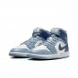 Air Jordan 1 Mid Two-Tone Blue BQ6472-140