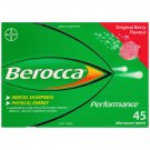 Berocca Performance Effervescent Tablets 45s Original Berry Flavour