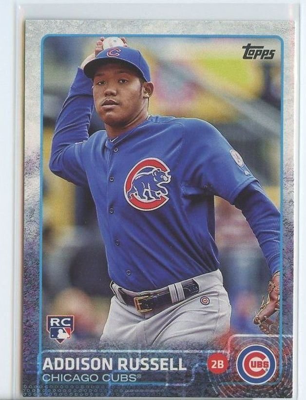 ADDISON RUSSELL RC 2015 Topps Update #US220A ROOKIE Cubs