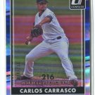 CARLOS CARRASCO SER# 204/216 2016 Donruss Stat Line Season #126 Indians