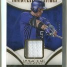 CARLOS GONZALEZ GAME USED JERSEY SER# 6/99 2014 Immaculate Collection Swatches
