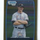 CASEY MCCARTHY GOLD REFRACTOR RC SER# 11/50 2012 Bowman Chrome Draft #BDPP149