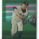 CLAYTON BLACKBURN GREEN REFRACTOR RC SER# 258/399 2014 Bowman Platinum Chrome