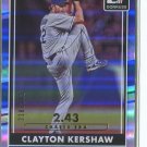 CLAYTON KERSHAW SER# 218/243 2016 Donruss Stat Line Career #53 Dodgers