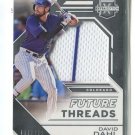 DAVID DAHL GAME USED JERSEY RC SER# 193/299 2016 Elite Future Threads Silhouette