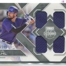 DAVID DAHL QUAD GAME USED JERSEY RC SER# 21/149 2016 Elite Materials Silver