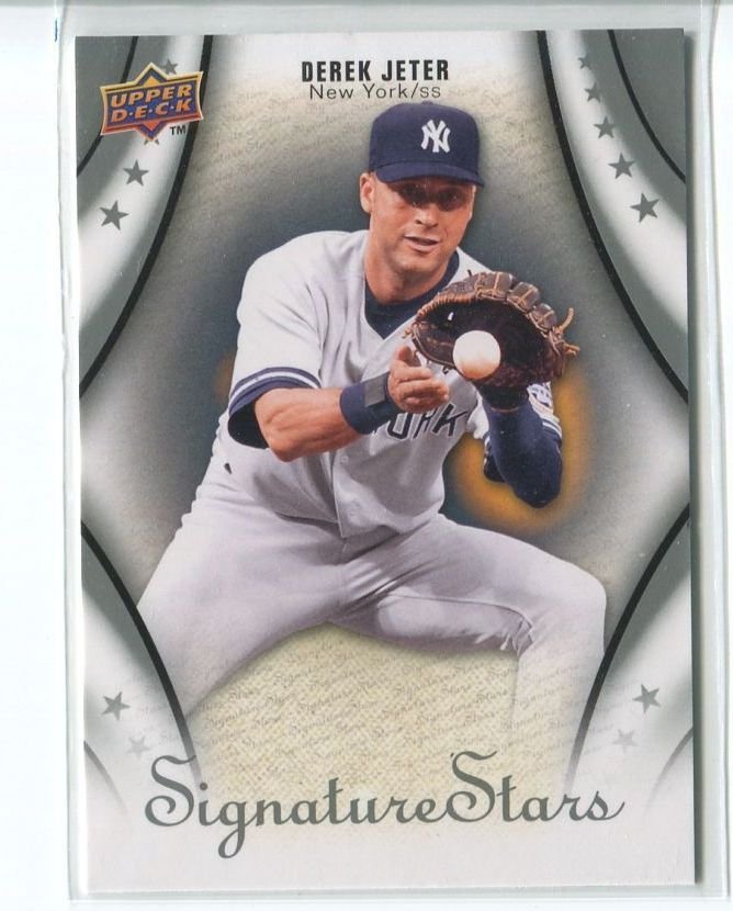 DEREK JETER 2009 Upper Deck Signature Stars #37 Yankees