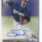DEVIN WILLIAMS AUTOGRAPH RC 2017 Bowman Prospect #PADW ROOKIE Brewers
