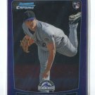 DREW POMERANZ PURPLE REFRACTOR RC 2012 Bowman Chrome #150 ROOKIE Rockies