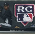 ESMIL ROGERS LOGO PATCH RC SER# 9/50 2010 Finest #146 ROOKIE Rockies