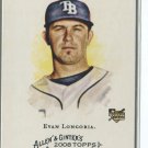 EVAN LONGORIA RC 2008 Topps Allen and Ginter #177 ROOKIE Rays