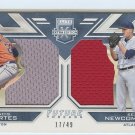 FRANCIS MARTES/SEAN NEWCOMB DUAL GAME USED JERSEY RC SER# 17/49 2016 Threads