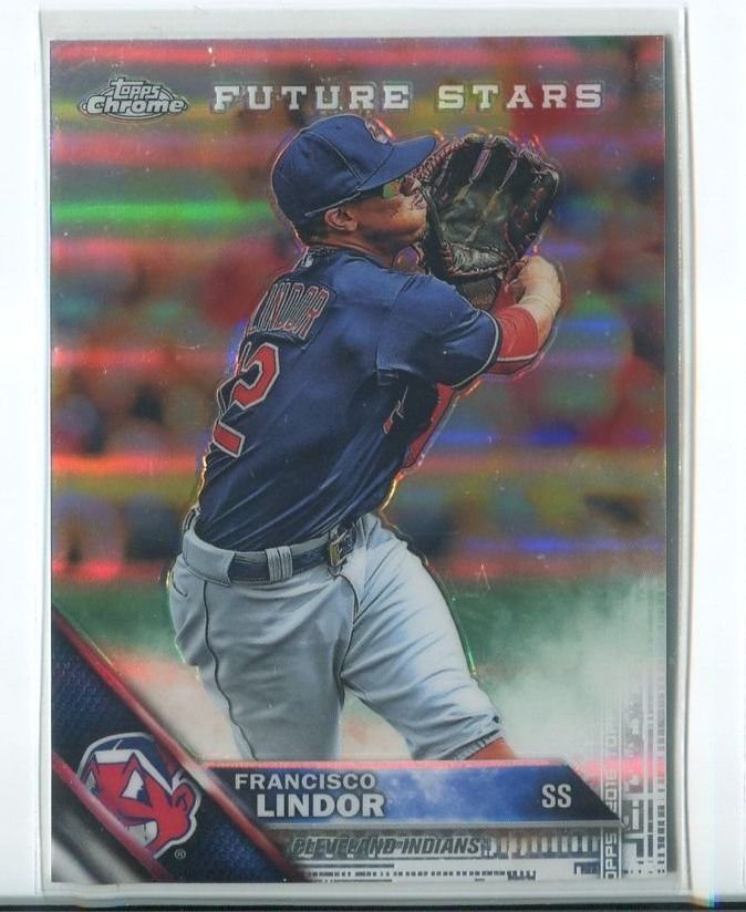 FRANCISCO LINDOR REFRACTOR 2016 Topps Chrome #3 Indians