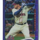 FREDDIE FREEMAN PURPLE REFRACTOR 2014 Topps Chrome #146 Braves