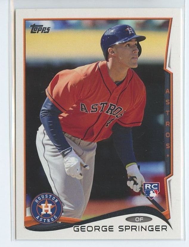 GEORGE SPRINGER RC 2014 Topps Update #US10A ROOKIE Astros